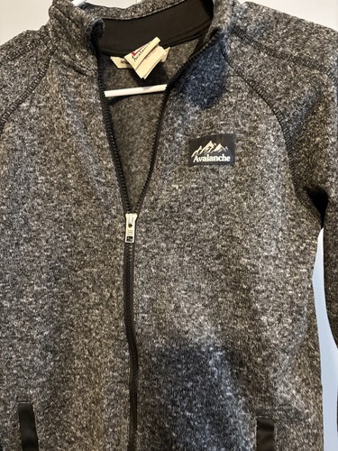 Avalanche Outdoor supply Co Youth XL youth Zip Up Grey Jacket 131369 - Picture 3 of 8