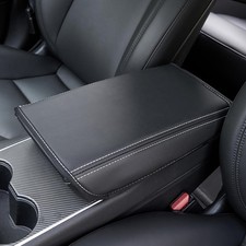Tesla Model 3/Y Armrest Accessories - Wonarby Center Console Cover for Black