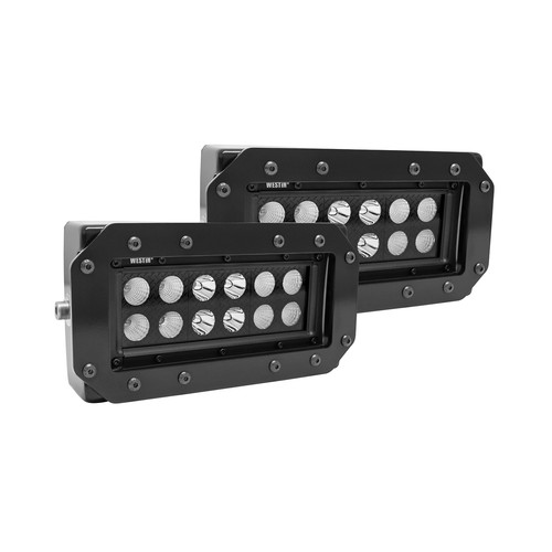 Westin 57-0025 HDX Flush Mount B-FORCE LED Light Kit - Black Powdercoat Finish - Picture 10 of 10