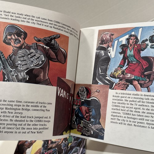 Vtg G.I. Joe Destro’s Doomsday Auction Cobra Strikes Book Cassette Tape 1986 GI - Imagen 10 de 12