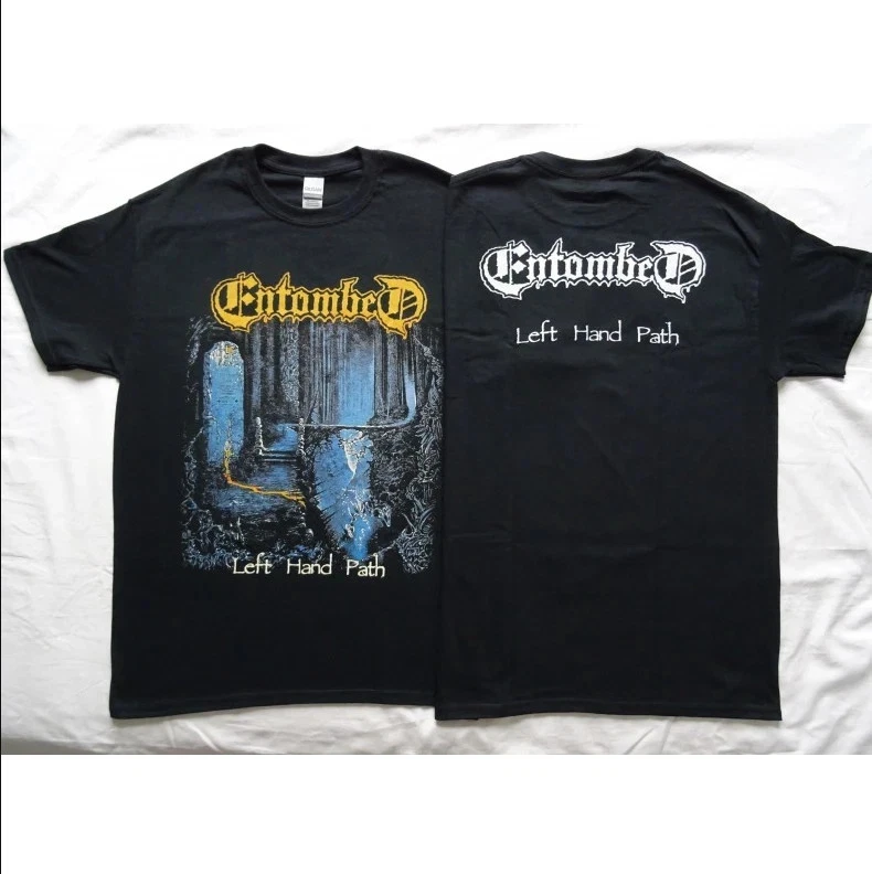 Entombed 左手路径男T恤| eBay