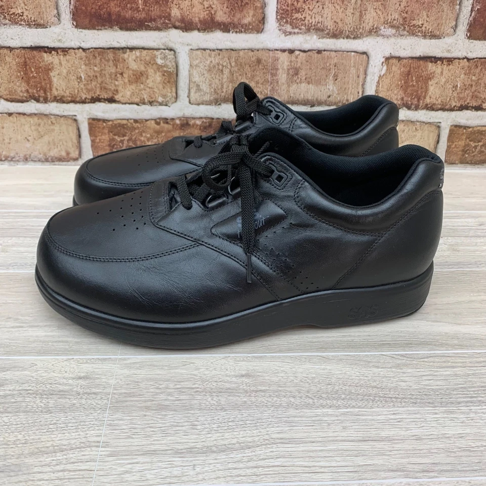 SAS Time Out Shoes Mens Black Leather Walking Comfort Shoes Size 11 WWW READ - Image 4 of 4