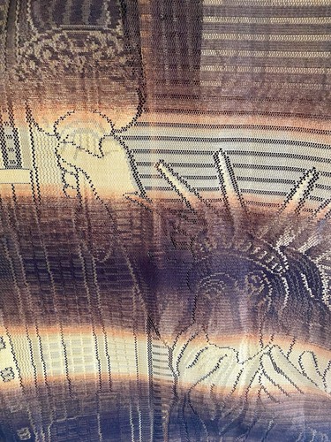 Billion Bay Statue Of Liberty/ Sky Scrapers See Thru Button Up Shirt - Picture 7 of 10