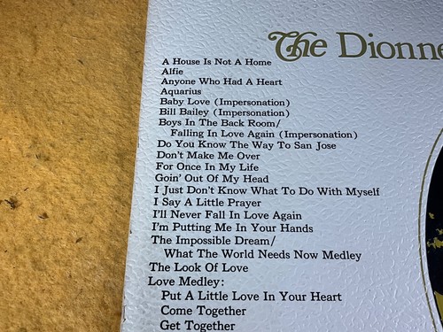 X5-21 DIONNE WARWICKE STORE A Decade of Gold - DOUBLE LP - RECORD - R&B - Imagen 6 de 14