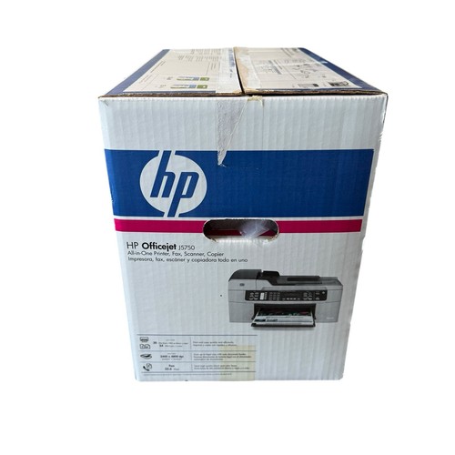 HP OfficeJet J5750 All-In-One Inkjet Printer Brand New Open Box Rare! - Picture 3 of 6