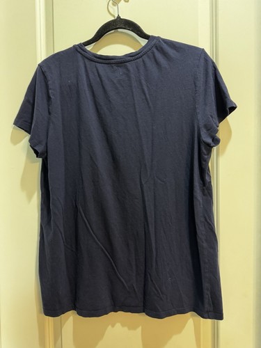Gap Navy Blue Crew Neck Favorite Tee XL Short Sleeve Armpit To Armpit 20” - Picture 5 of 5
