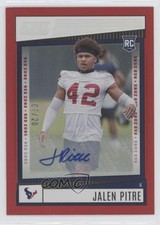 2022 Score Rookies Red Zone Signatures /20 Jalen Pitre #368 Rookie Auto RC