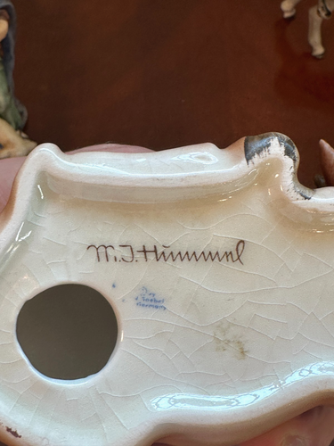 Vtg 1951 Large-Sized GOEBEL/HUMMEL 11-Pc Porcelain Nativity Set #214 W. Germany - Picture 13 of 16