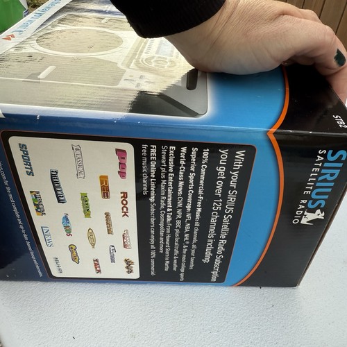 Sirius Satellite Radio STB2 Tragbarer Ghettoblaster & Sirius Starmate Replay Neu Geöffnet - Bild 2 von 9