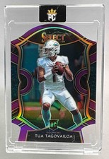 Tua Tagovailoa 2020 Panini Select #45 Purple Prizm Die Cut Rookie RC Concourse