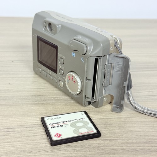 VTG Canon PowerShot A20 Digital Camera w Memory Card Tested & Working SEE VIDEO! - Picture 6 of 15