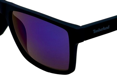 Timberland Sonnenbrille Herren marineblau rechteckig Kunststoff, Flash-Gläser TB7217. 92X - Bild 3 von 13
