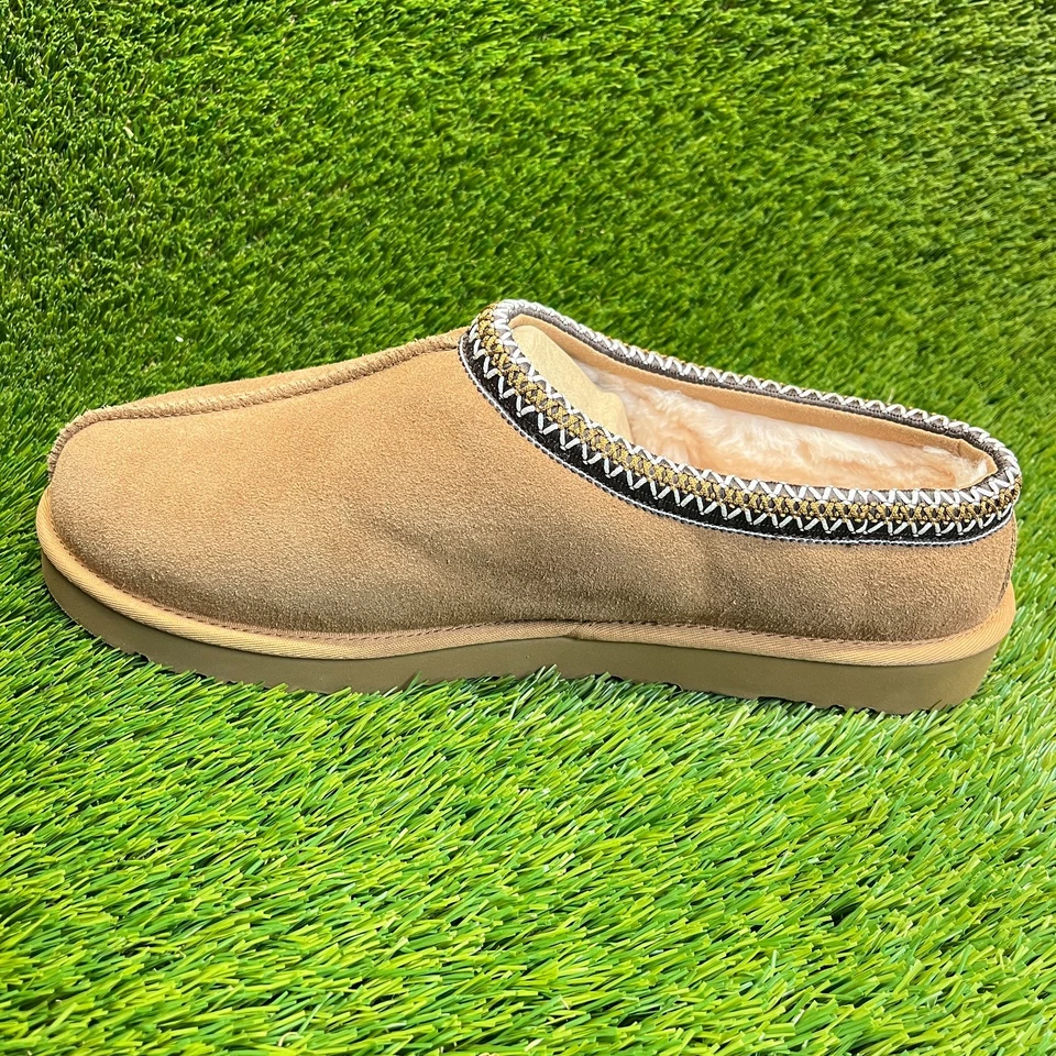Zapatillas sin cordones UGG Tasman para hombre talla 15 marrón informales clásicas de gamuza Foto 2 de 4
