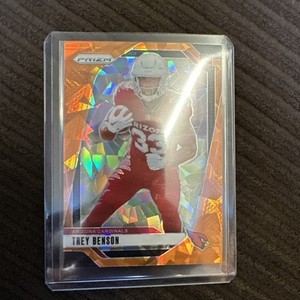 2024 Panini Prizm - Rookies Trey Benson #392 Orange Ice Prizm (RC)