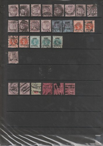 QV STAMP COLLECTION IN FOLD ON STOCK PAGES IN USED CONDITION. - Bild 18 von 20