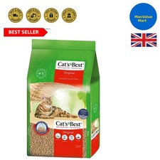17.2kg Cats Best Clumping Litter with Wood Fiber - Biodegradable 3.95 per kilo