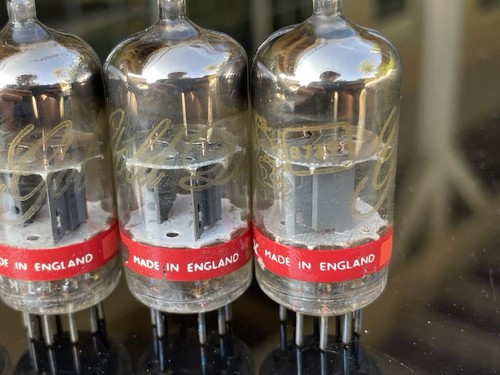 4 VINTAGE Genalex Gold Lion B739 12AT7 Vacuum Tubes - TV7 TESTED & BEAUTIFUL - Picture 7 of 19