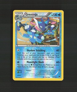 Greninja 40/122 Breakpoint Reverse Holo Rare Pokemon Card LP