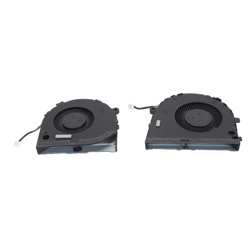 2x Laptop CPU GPU Cooling Fan Silent 4 Pin Laptop Cooling Fan Replacement For CB - Afbeelding 10 van 22