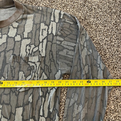 Camiseta De Colección Trebark Camuflada Manga Larga Bolsillo Caza Puntada Única Para Hombre Mediana - Imagen 4 de 9