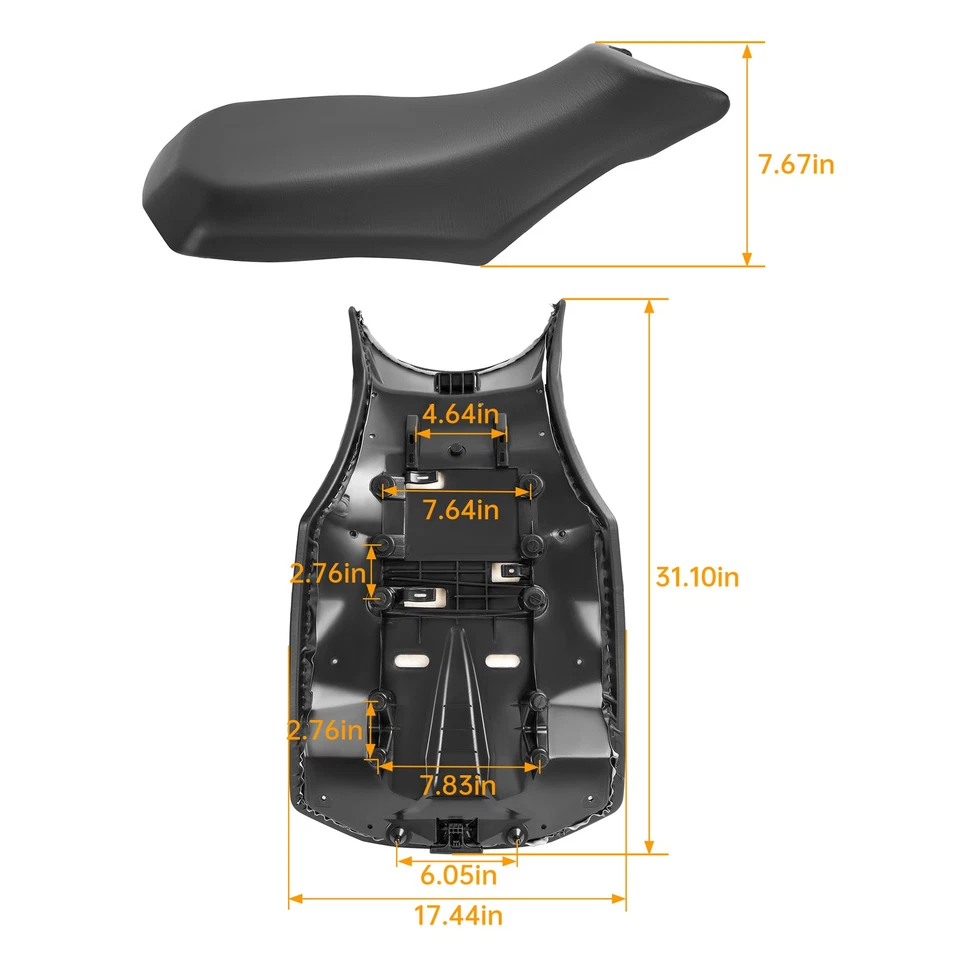 Asiento completo para CanAm Outlander 400 2012 Can-Am Outlander 500 2014-2014 Foto 2 de 4
