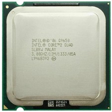 Intel Core 2 Quad Processor Q9650 12M Cache 3.00GHz SLB8W 1333MHz 4 Threads CPU