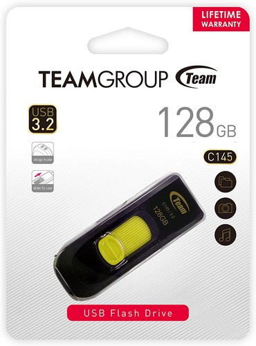 TEAMGROUP C145 128GB USB 3.2 Gen 1 (3.1/3.0) Odczyt 100 MB/s Flash Thumb Drive, Ext - Zdjęcie 6 z 9