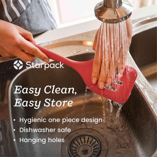 Starpack 'Stir & Serve' Silikon Kochutensilien Set (5 Stück) 10,5" - Küche... - Bild 3 von 9