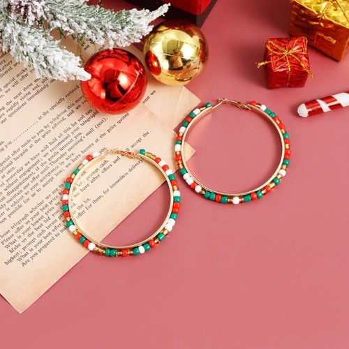 Modern Rice Earrings Vibrant Colors Festive Jewelry For Women Party Or Casual - Picture 5 of 8