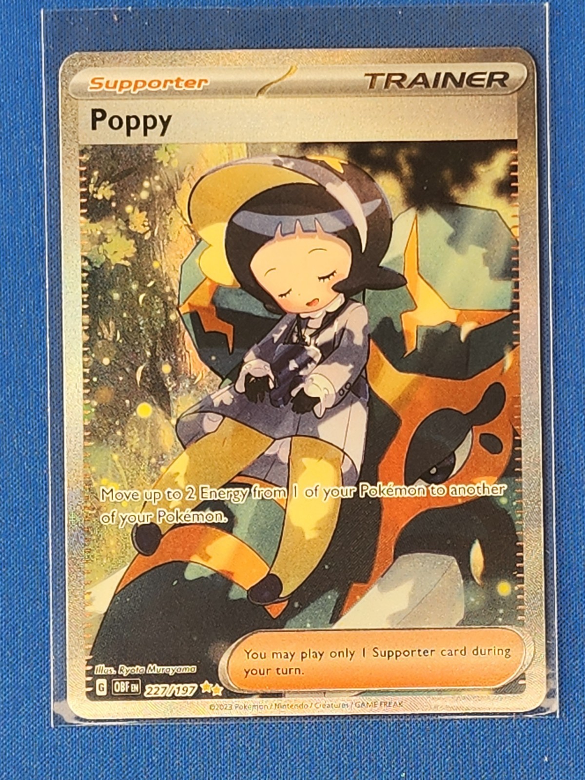 Pokémon TCG POPPY 227/197 Obsidian Flames Holo NM/M
