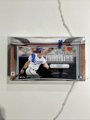 2025 TOPPS TRIBUTE BASEBALL HOBBY BOX (3 AUTOS & 3 RELICS) Sealed