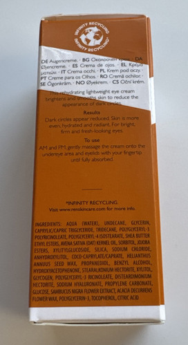 NIB REN Clean Skincare Radiance Brightening Dark Circle Eye Cream .5oz - Picture 2 of 6