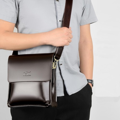 Borsa a Tracolla Uomo, Borsa a Tracolla Messenger in Pelle per Donna Uomo Borsa Viaggio... - Foto 8 di 8