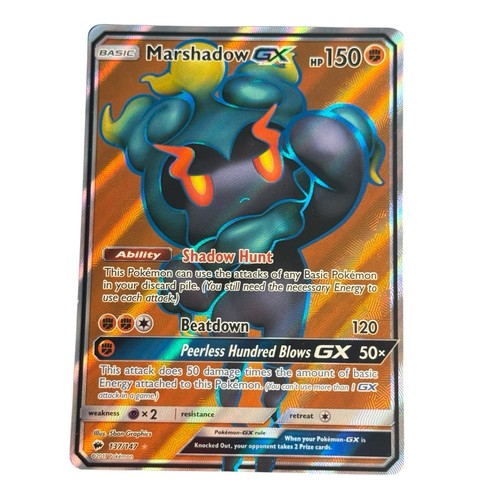 Marshadow GX (Full Art) 137/147 Sm-Burning Shadows Holo