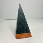Large Genuine Marble & Wood Christmas Tree Pyramid Threshold with Studio McGee
