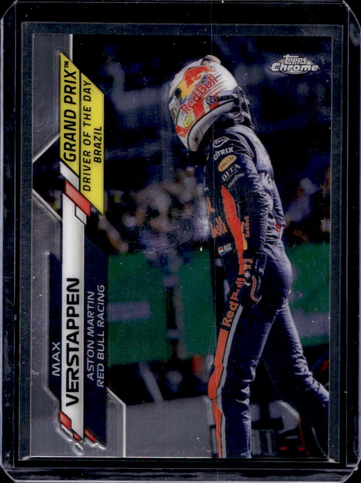 2020 Topps Chrome F1 Max Verstappen #173