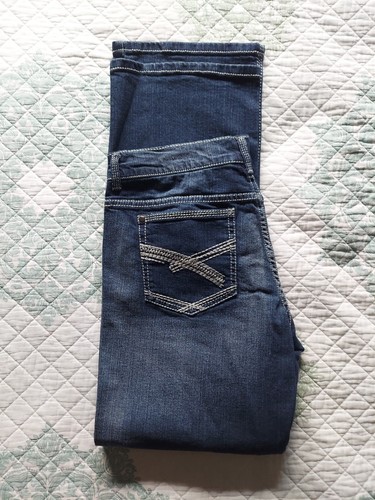 Helix Loose Straight Blue Jeans 30W x 32L Distressed Neu ohne Etikett - Bild 2 von 13