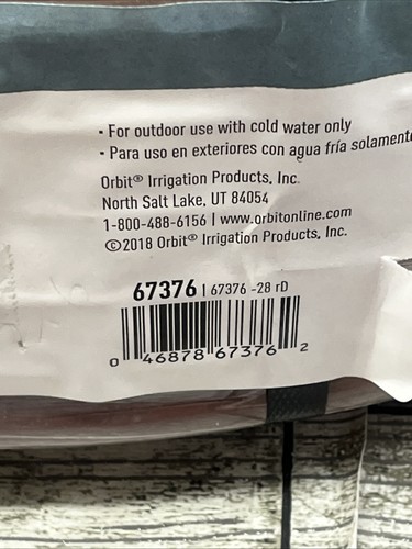 Orbit Compensating Drip Emitter Tubing Brown 1/2" x 100' 1 GPH Pressure. {B8}. - Picture 4 of 10