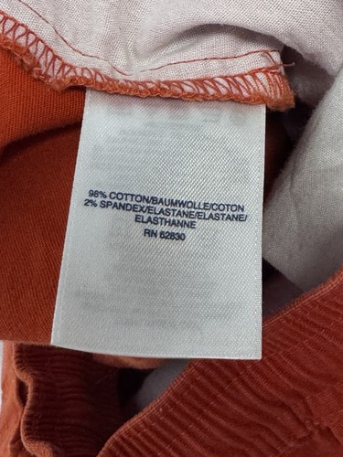 Lands End Boys Jogger Pants Orange Size Md (10-12) Elastic Waist & Cuff Pull-On - Picture 8 of 8