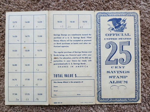 Lot of  US STAMPS #S7a SAVINGS BOOKLET  - Picture 2 of 2