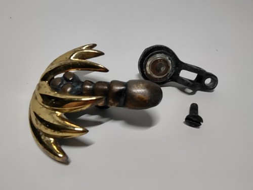 Palm Tree Doorbell Ringer by Michael Healy Designs - Brass/Bronze - Preowned - Picture 3 of 9