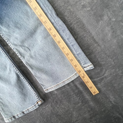 NWT Mayoral Flare Jeans Pants Girls 12 Blue Denim Ombre Jr Teen Tween Deep Dye - Picture 12 of 24