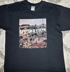 VINTAGE - SYSTEM OF A DOWN TOXICITY バンドTシャツ A3432 Vintage System Of A Down T-Shirt Toxicity Tour 2001 Large