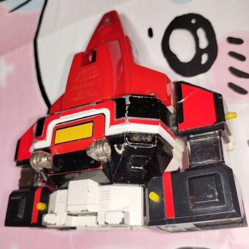 BANDAI DX Choudenshi Bioman PlaDelu Bio Robo Zord Toy Red/Black/White Used - Picture 9 of 17