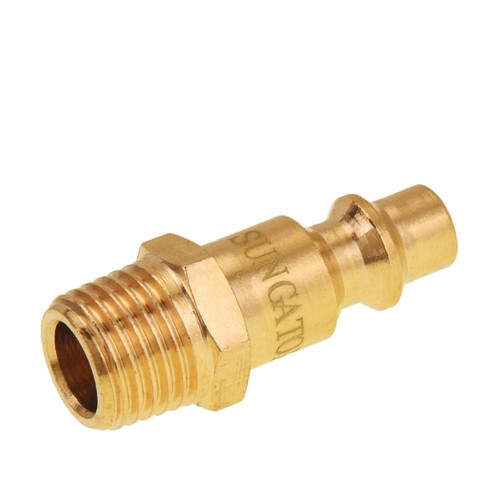 8-Piece 1/4" NPT Air Compressor Fittings Solid Brass Quick Connect Air Line H - 第 6/8 張圖片