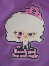 NEW OOPSY DAISY THANK GOD I'M NOT UGLY BOYSHORTS PANTIES PURPLE JUNIORS MEDIUM