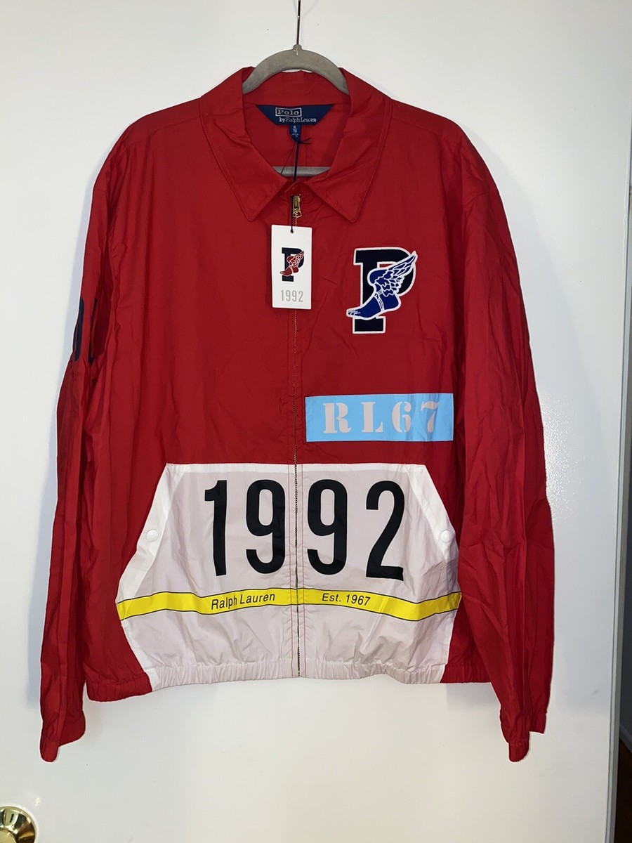 Polo Ralph Lauren P-Wing 1992 Plate Stadium Paper jacket Polo Ralph Lauren P-Wing 1992 Plate Stadium Paper jacket