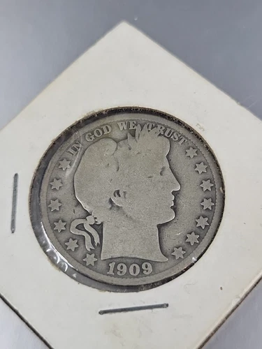 1909 O Barber Silver Half Dollar Grade Good 90% Silver