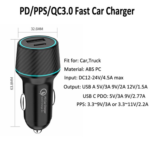 20W PD Fast Charger Wall Adapter for Apple iPhone 14 13 12 Pro Max iPad Mini 5 6 - Picture 8 of 22