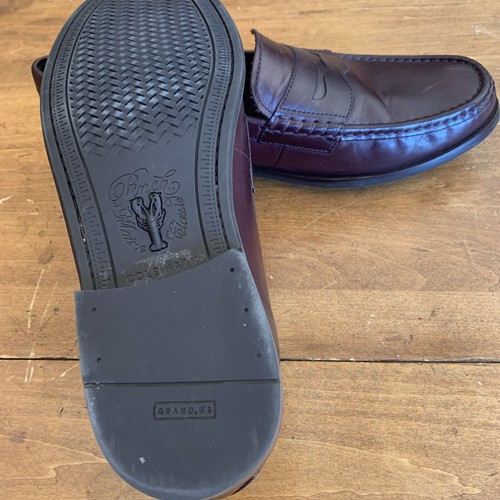 Cole Haan Pinch Burgundy Penny Loafers 11.5 M - Picture 11 of 12